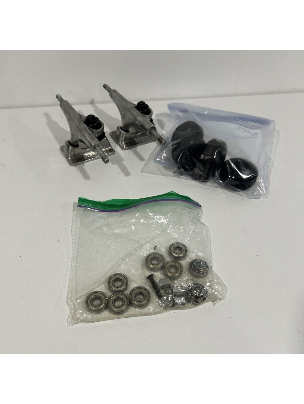 Vintage Airwalk Wheels and Bearing Set Skateboard Parts